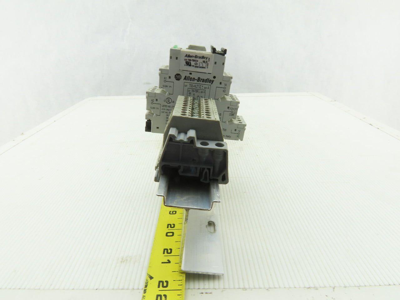 Allen Bradley 1492-H Mixed Lot DIN Rail Fuse Holders Terminal Blocks Lot of 63