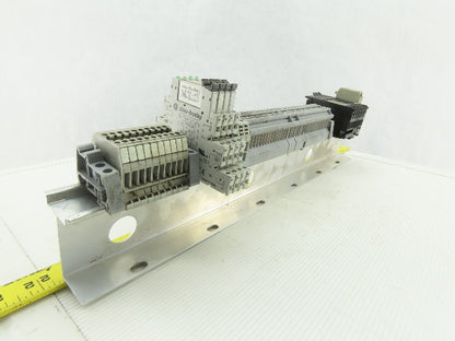 Allen Bradley 1492-H Mixed Lot DIN Rail Fuse Holders Terminal Blocks Lot of 63