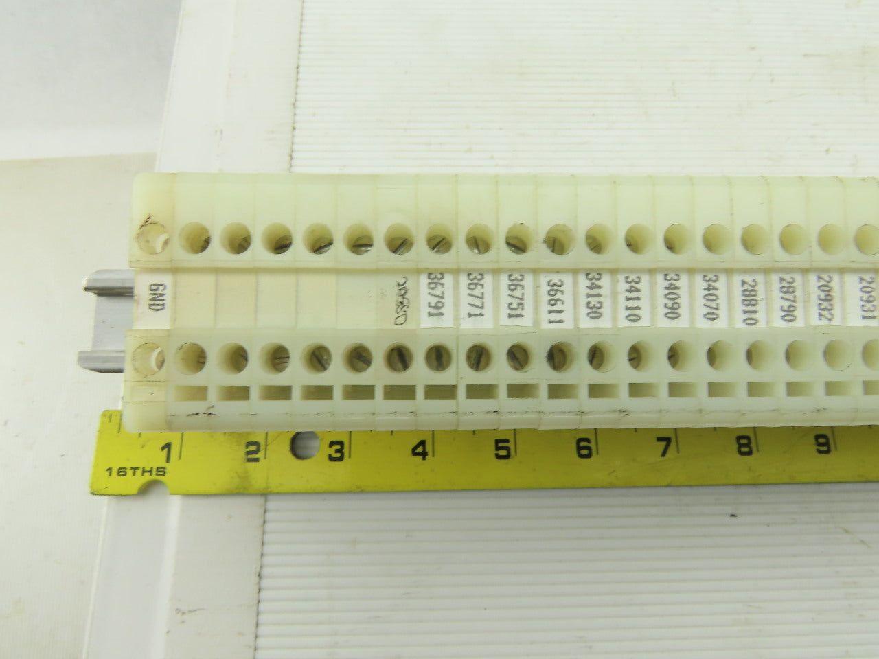 Allen Bradley 1492-H DIN Rail Mount Terminal Blocks/Strip Lot Of 85