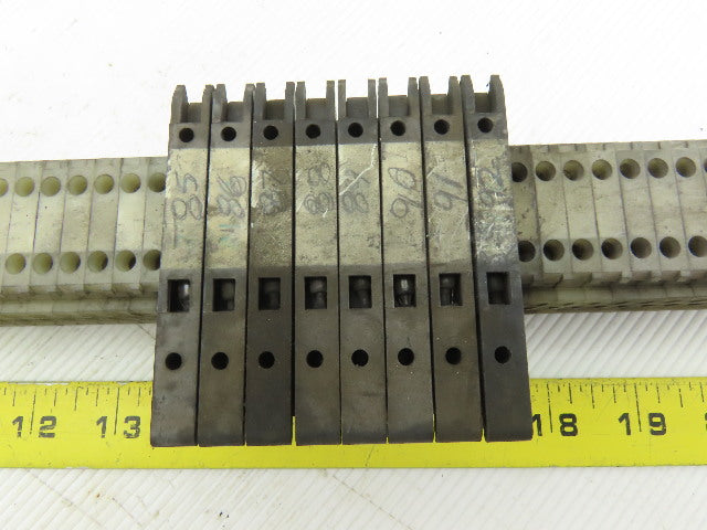 Allen Bradley 1492-H DIN Rail Mount Fuse Holders And Terminal Blocks Lot Of 135