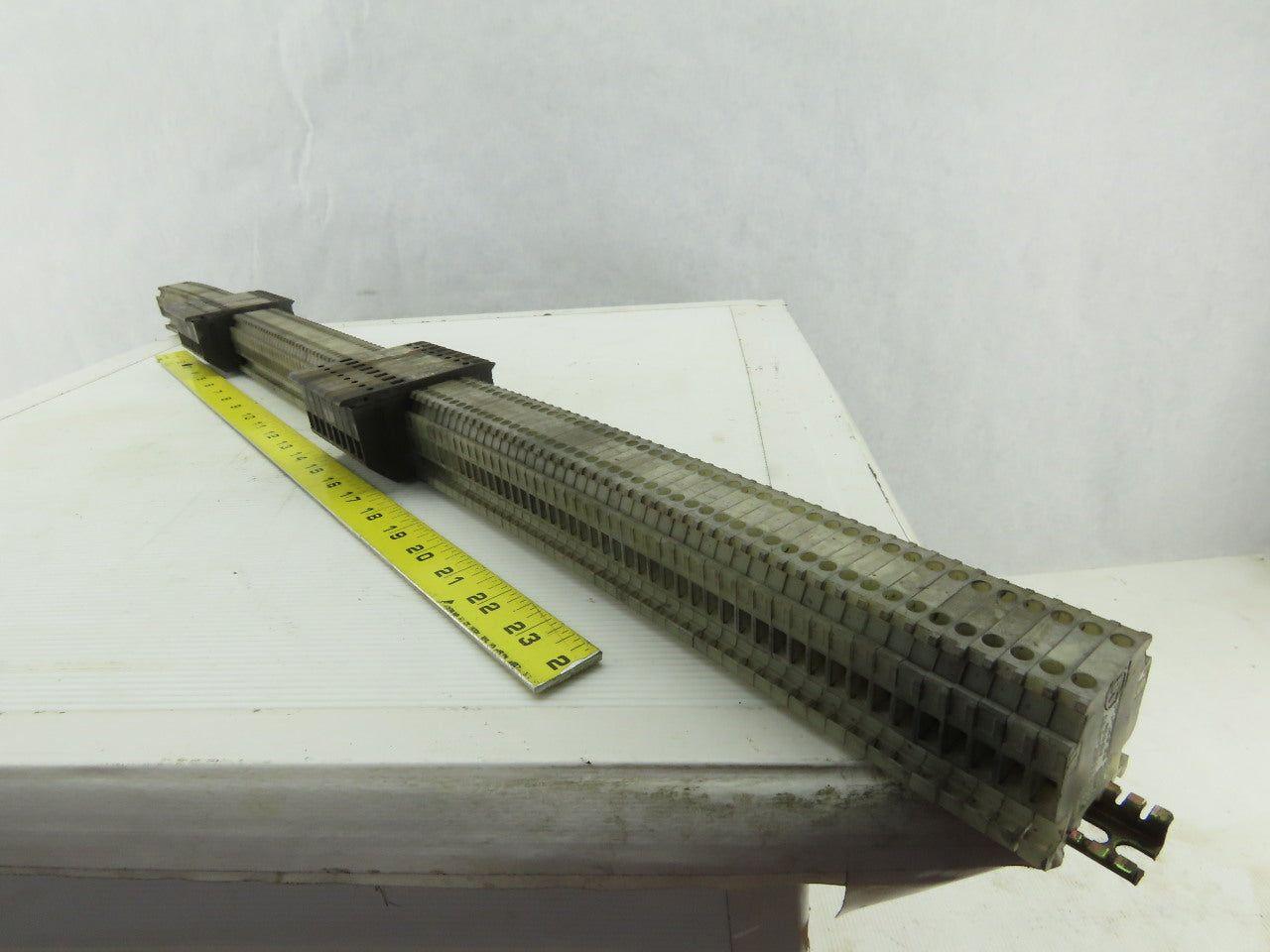 Allen Bradley 1492-H DIN Rail Mount Fuse Holders And Terminal Blocks Lot Of 135