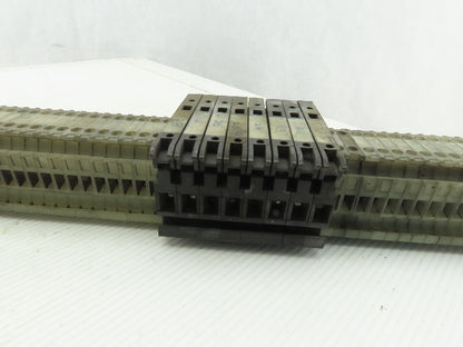 Allen Bradley 1492-H DIN Rail Mount Fuse Holders And Terminal Blocks Lot Of 135