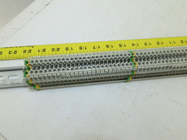 Weidmuller WK4/U Terminal Blocks 600/800V 20-10AWG And Grounds Lot of 106