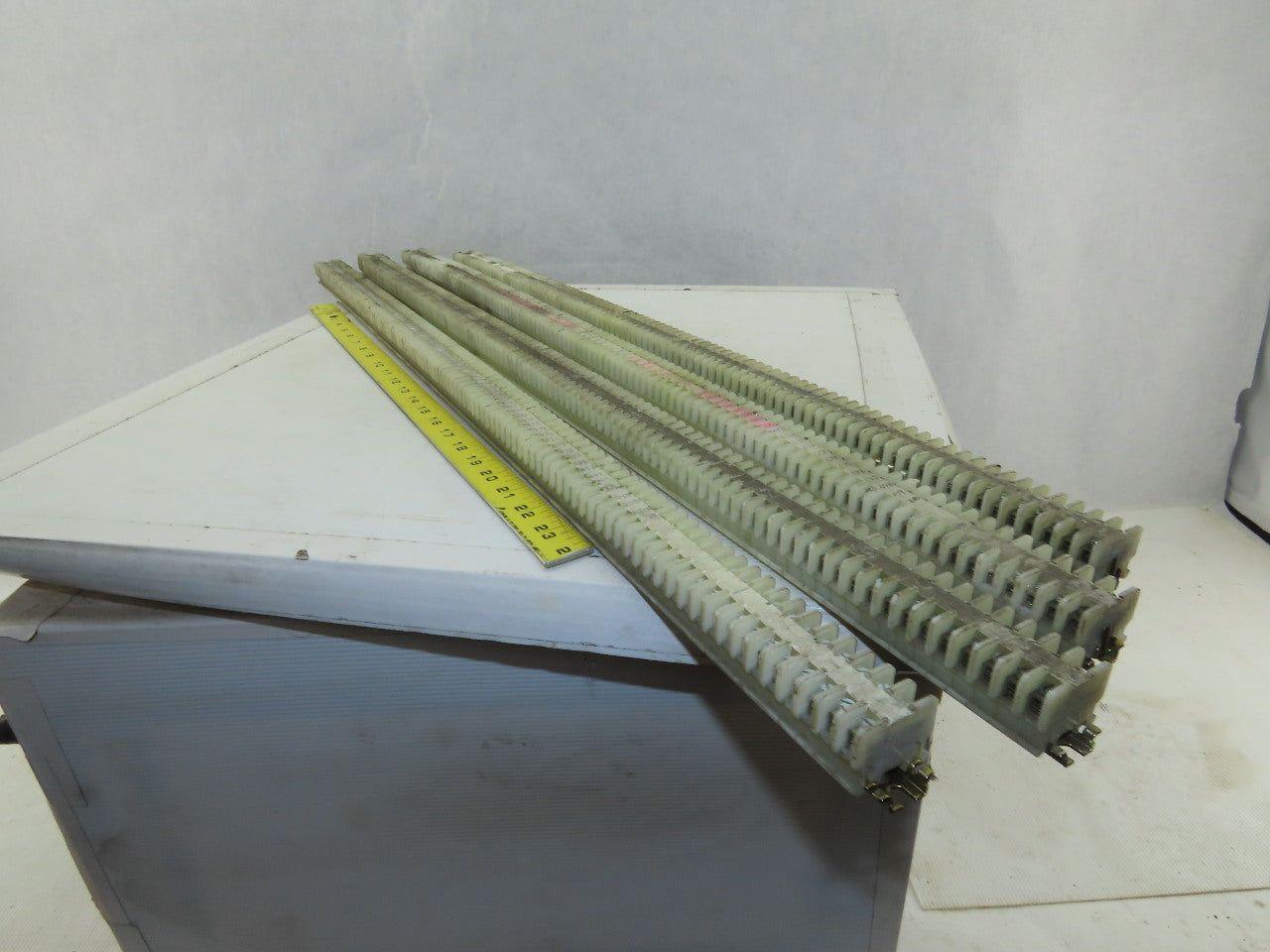 Allen Bradley 1492-F DIN Rail Mount Terminal Block On 4 DIN Rail Lot of 410