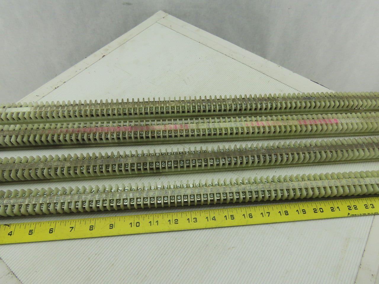 Allen Bradley 1492-F DIN Rail Mount Terminal Block On 4 DIN Rail Lot of 410