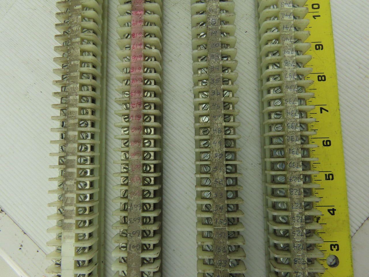 Allen Bradley 1492-F DIN Rail Mount Terminal Block On 4 DIN Rail Lot of 410