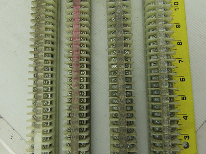 Allen Bradley 1492-F DIN Rail Mount Terminal Block On 4 DIN Rail Lot of 410