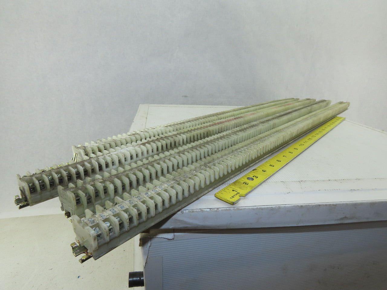 Allen Bradley 1492-F DIN Rail Mount Terminal Block On 4 DIN Rail Lot of 410