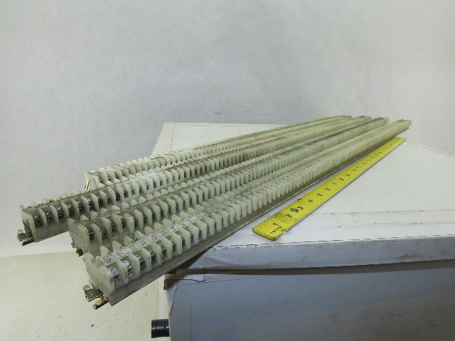 Allen Bradley 1492-F DIN Rail Mount Terminal Block On 4 DIN Rail Lot of 410