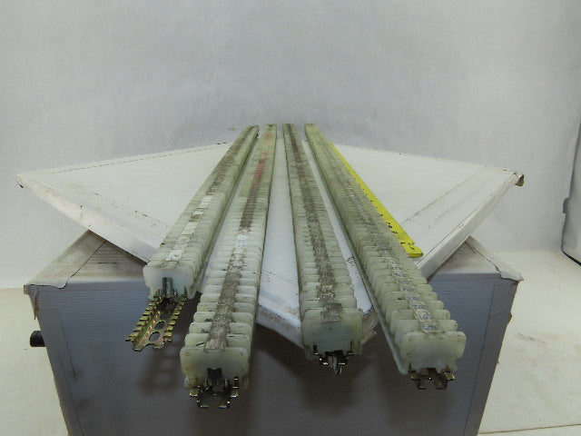 Allen Bradley 1492-F DIN Rail Mount Terminal Block On 4 DIN Rail Lot of 410