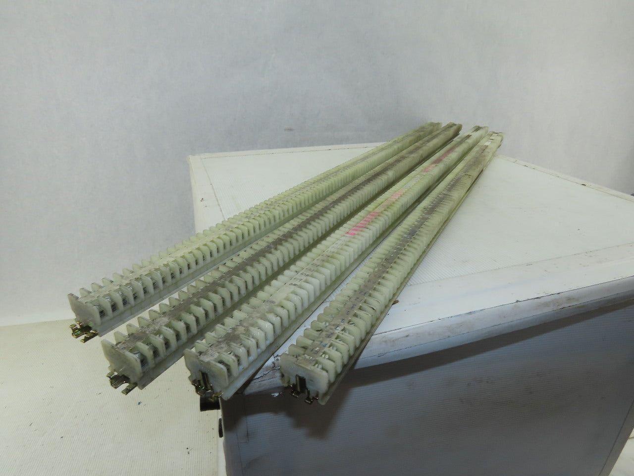 Allen Bradley 1492-F DIN Rail Mount Terminal Block On 4 DIN Rail Lot of 410