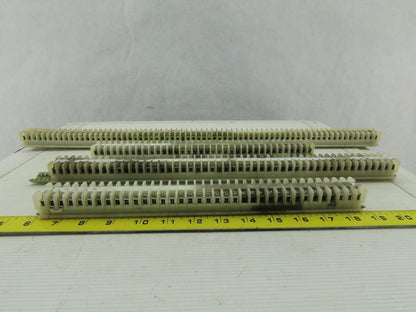 Allen Bradley 1492-F DIN Rail Mount Terminal Block On 4 DIN Rail Lot of 189