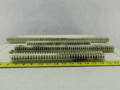 Allen Bradley 1492-F DIN Rail Mount Terminal Block On 4 DIN Rail Lot of 189