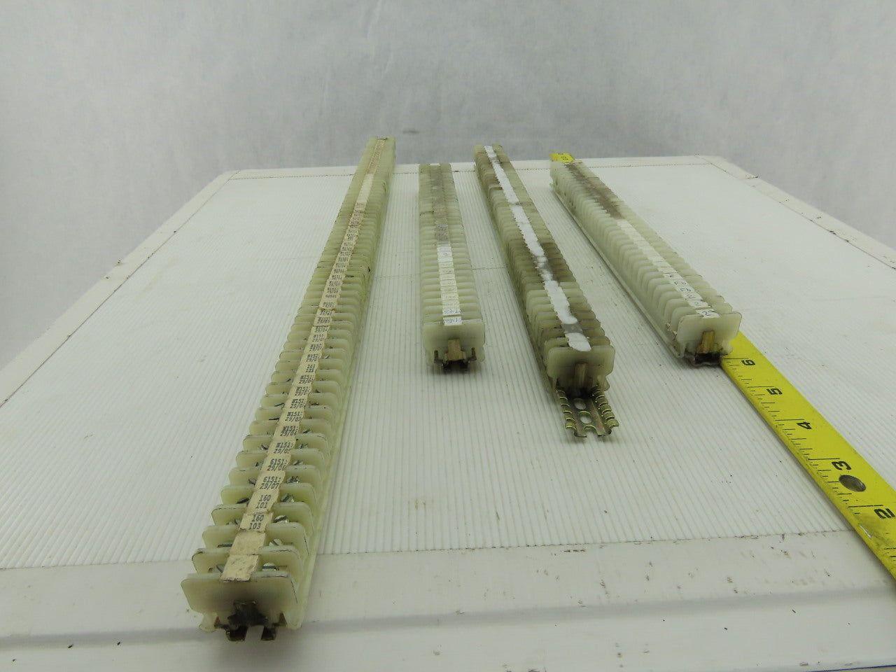 Allen Bradley 1492-F DIN Rail Mount Terminal Block On 4 DIN Rail Lot of 189