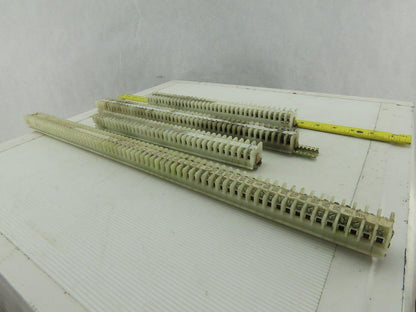 Allen Bradley 1492-F DIN Rail Mount Terminal Block On 4 DIN Rail Lot of 189