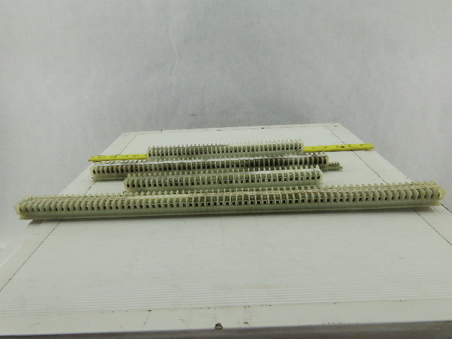 Allen Bradley 1492-F DIN Rail Mount Terminal Block On 4 DIN Rail Lot of 189