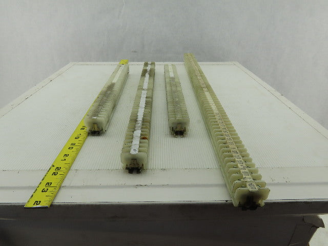 Allen Bradley 1492-F DIN Rail Mount Terminal Block On 4 DIN Rail Lot of 189