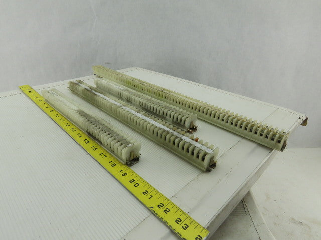 Allen Bradley 1492-F DIN Rail Mount Terminal Block On 4 DIN Rail Lot of 189