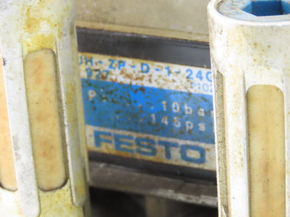 Festo ZP-D-1-24G Pneumatic Valve with Solenoid Block Lot of 2