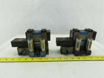Festo ZP-D-1-24G Pneumatic Valve with Solenoid Block Lot of 2