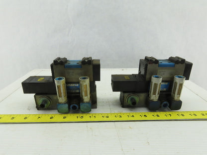 Festo ZP-D-1-24G Pneumatic Valve with Solenoid Block Lot of 2