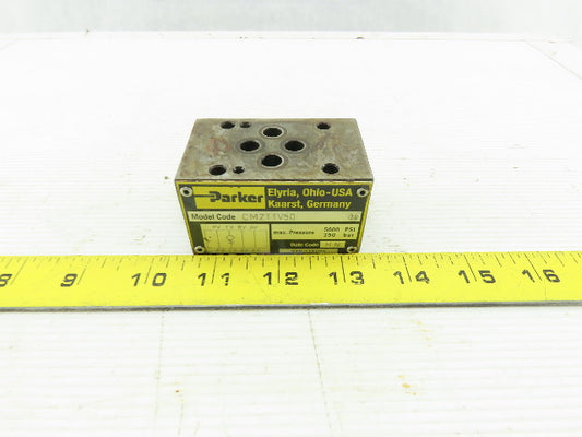 Parker CM2TTV50 Control Valve Max. Pressure 5000 PSI 350 Bar