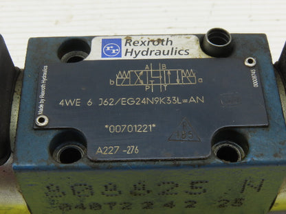 Rexroth 4WE 6 D62 / OFEG24N9K33L=AN Directional Control Valve Solenoid 24V