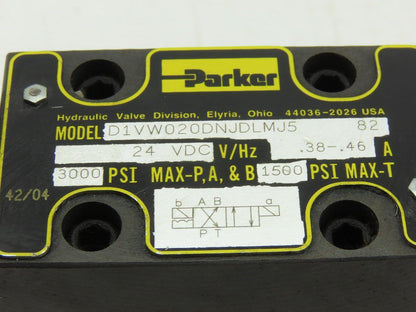 Parker PRDM2PP21SNS Pressure Reducing Module 24VDC Hydraulic Valve Subplate Assy