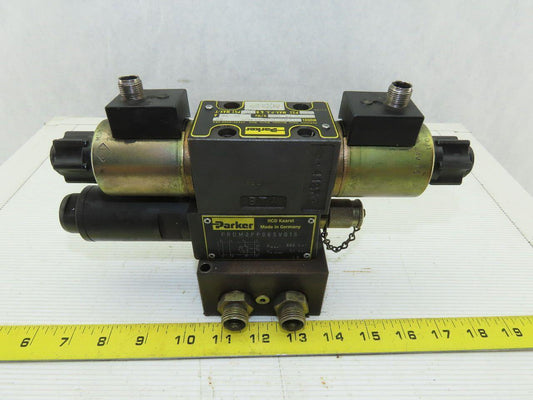 Parker PRDM2PP21SNS Pressure Reducing Module 24VDC Hydraulic Valve Subplate Assy