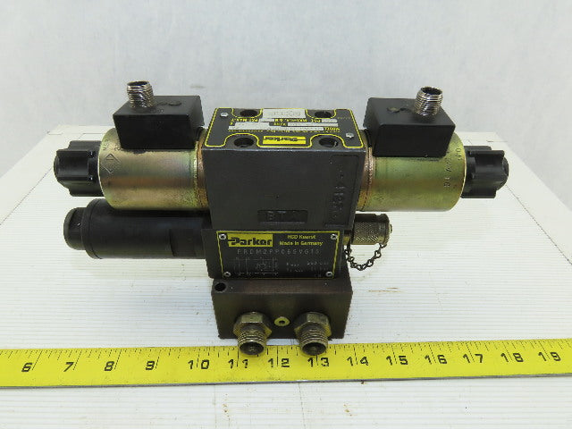 Parker PRDM2PP21SNS Pressure Reducing Module 24VDC Hydraulic Valve Subplate Assy