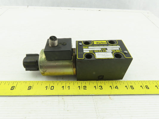 Parker D1VW020BNJDLMJ5 Hydraulic Directional Control Valve 24 VDC 3000 PSI Max