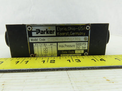 Parker CPOM2BBV56X309 Hydraulic Check Valve 350 Bar 5000 Psi