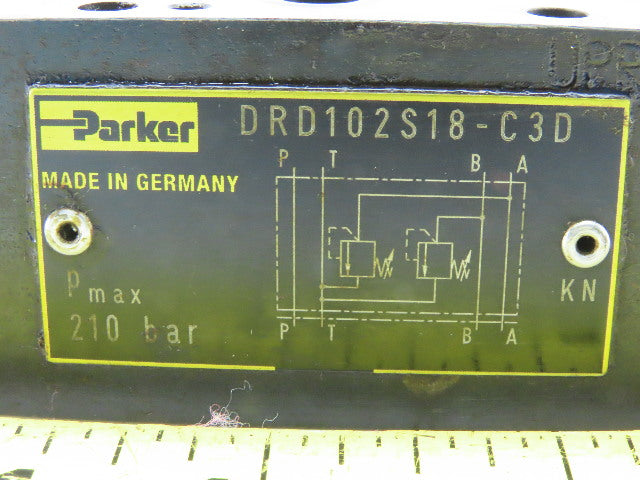 Parker DR102S18-C3D Hydraulic Pressure Relief Valve