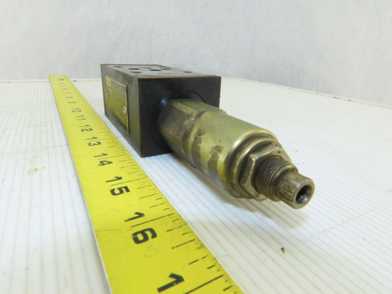 Parker DR102S18-C3D Hydraulic Pressure Relief Valve