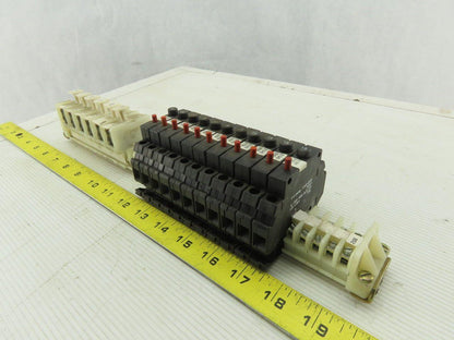 Allen Bradley 1492 GH015 Circuit Breakers 250VAC 65VDC 1.50A & Fuse Holders