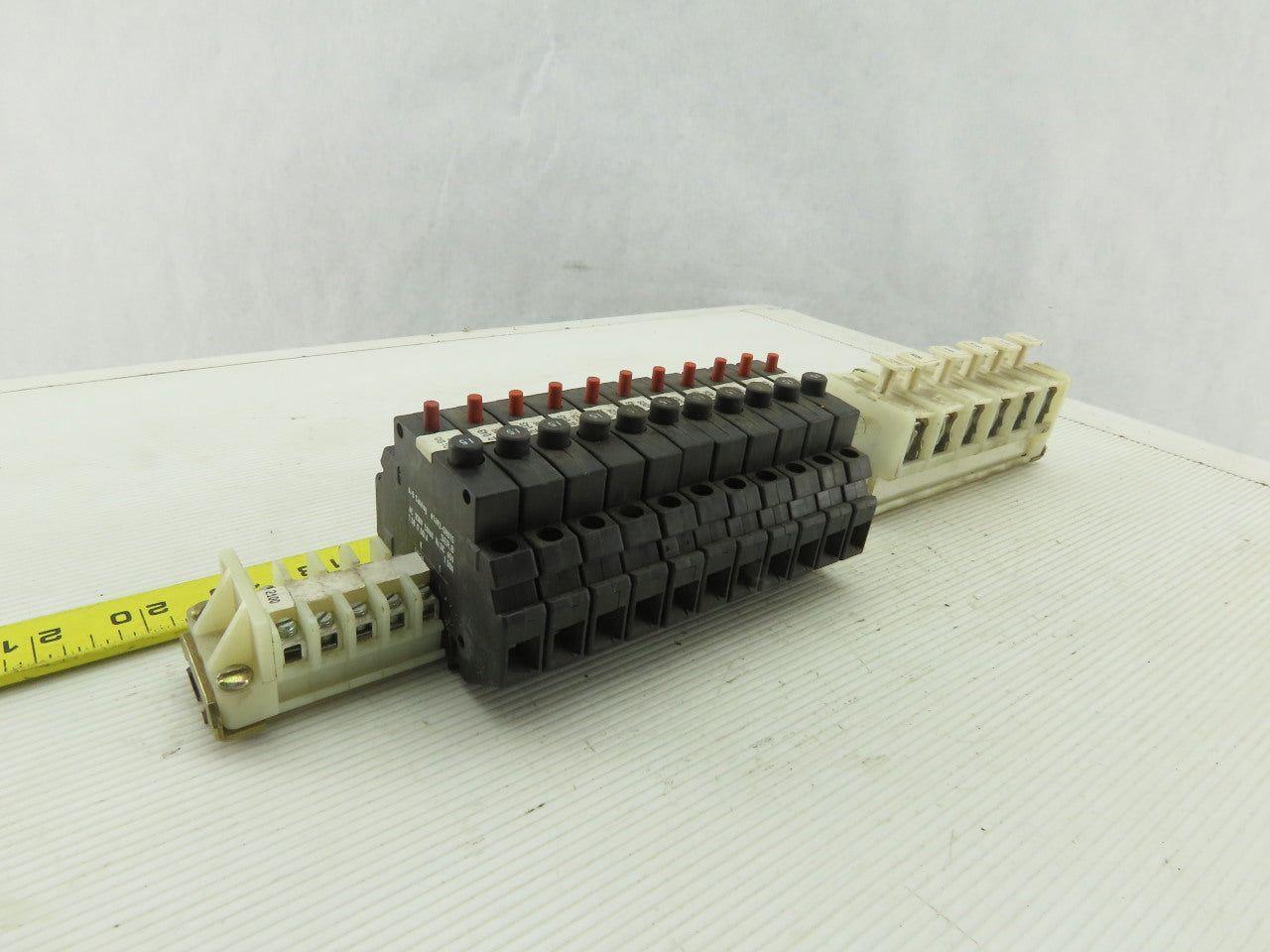 Allen Bradley 1492 GH015 Circuit Breakers 250VAC 65VDC 1.50A & Fuse Holders