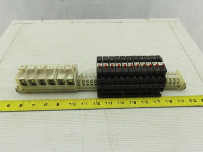Allen Bradley 1492 GH015 Circuit Breakers 250VAC 65VDC 1.50A & Fuse Holders