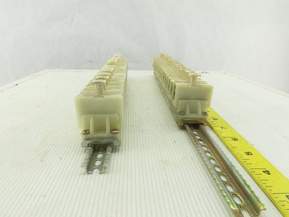 Allen Bradley 1492 CE DIN Rail Fuse Holder With Mixed Fusetron Fuse Lot Of 32