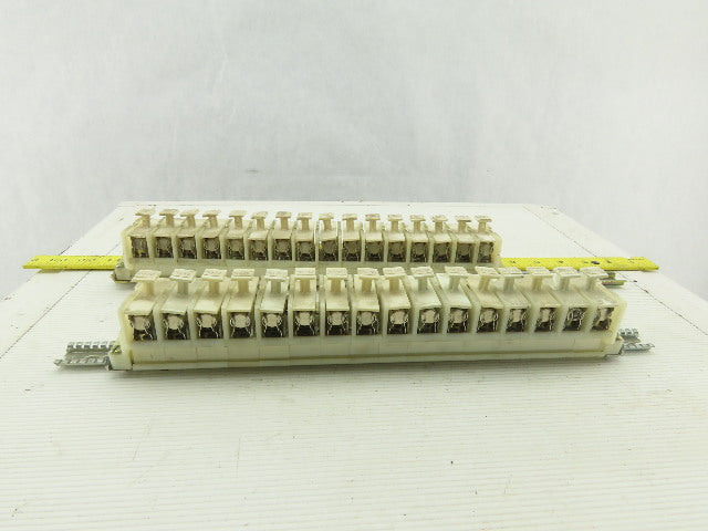 Allen Bradley 1492 CE DIN Rail Fuse Holder With Mixed Fusetron Fuse Lot Of 32