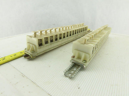 Allen Bradley 1492 CE DIN Rail Fuse Holder With Mixed Fusetron Fuse Lot Of 32