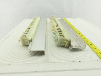 Allen 1492 CE DIN Rail Terminal Fuse Holder With Mixed Fusetron Fuse Lot Of 32