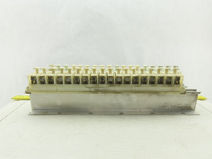 Allen 1492 CE DIN Rail Terminal Fuse Holder With Mixed Fusetron Fuse Lot Of 32