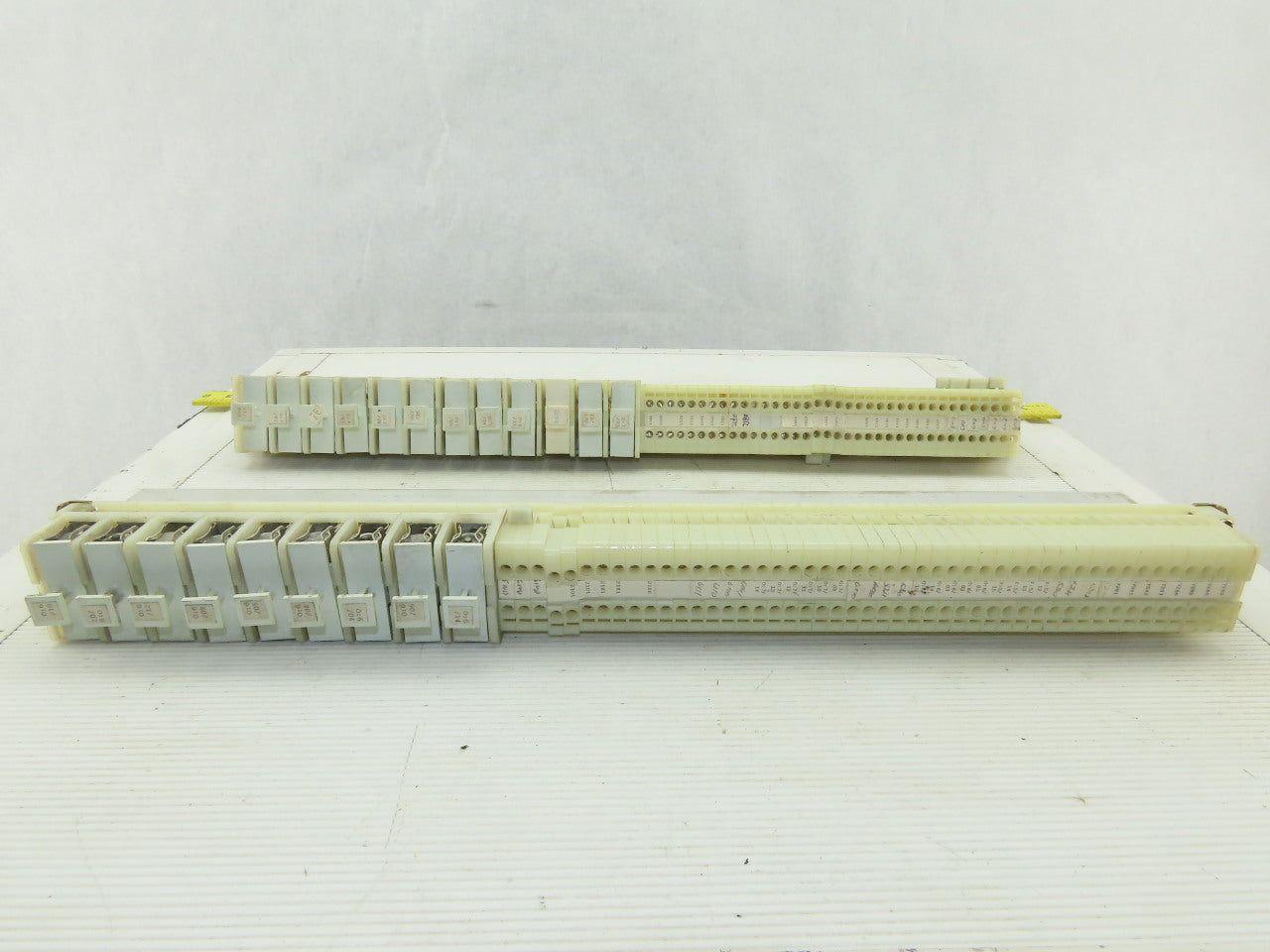 Allen Bradley 1492-CE Terminal Block W/Fuse FNA-10 Dual Element Din Rail Lot/104