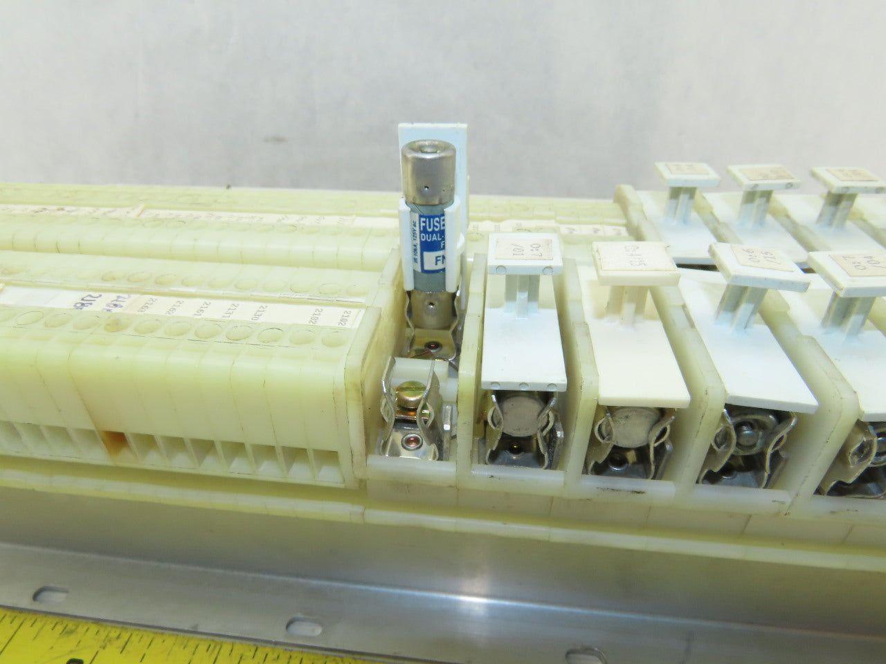 Allen Bradley 1492-CE Terminal Block W/Fuse FNA-10 Dual Element Din Rail Lot/104
