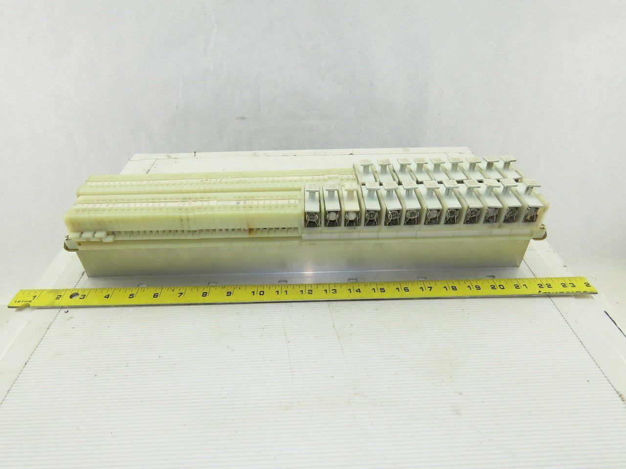 Allen Bradley 1492-CE Terminal Block W/Fuse FNA-10 Dual Element Din Rail Lot/104