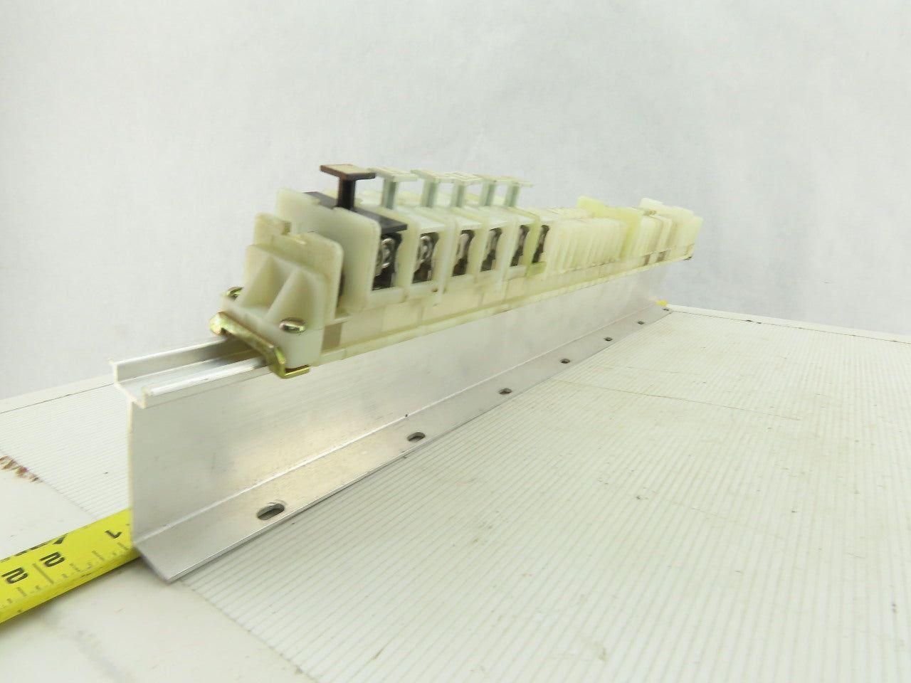 Allen Bradley 1492-CE Terminal Block W/Fuse FNA-10 Dual Element Din Rail Lot 34