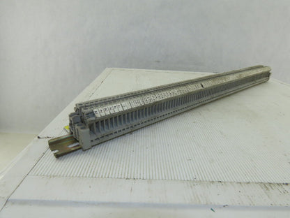 Phoenix Contact UK5 600V 34A 28-10AWG Contact Block On DIN Rail Lot of 94