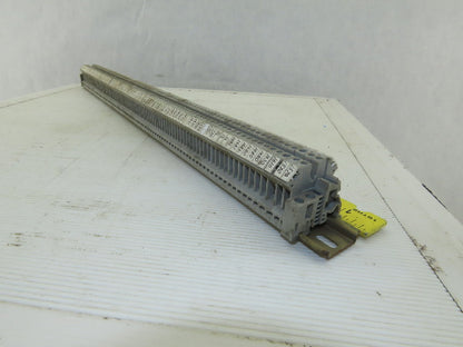 Phoenix Contact UK5 600V 34A 28-10AWG Contact Block On DIN Rail Lot of 94