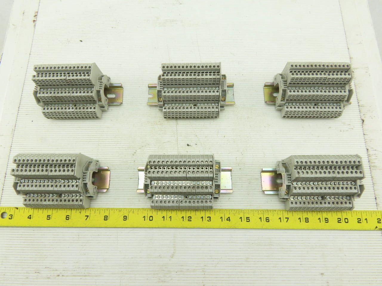 Allen Bradley 1492-WTS3 6 DIN Rail Sensor Terminal Block 500V Lot of 90