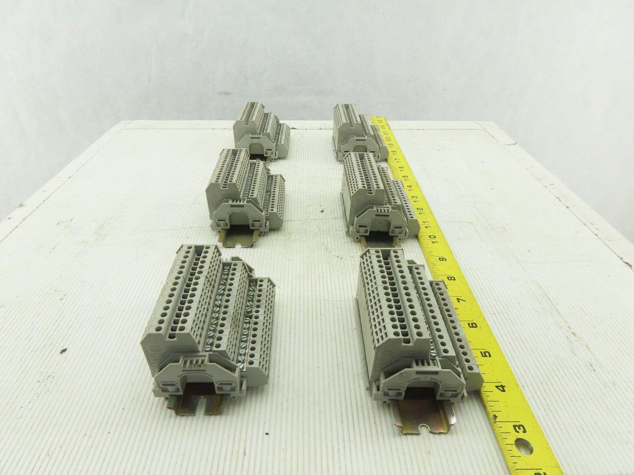 Allen Bradley 1492-WTS3 6 DIN Rail Sensor Terminal Block 500V Lot of 90